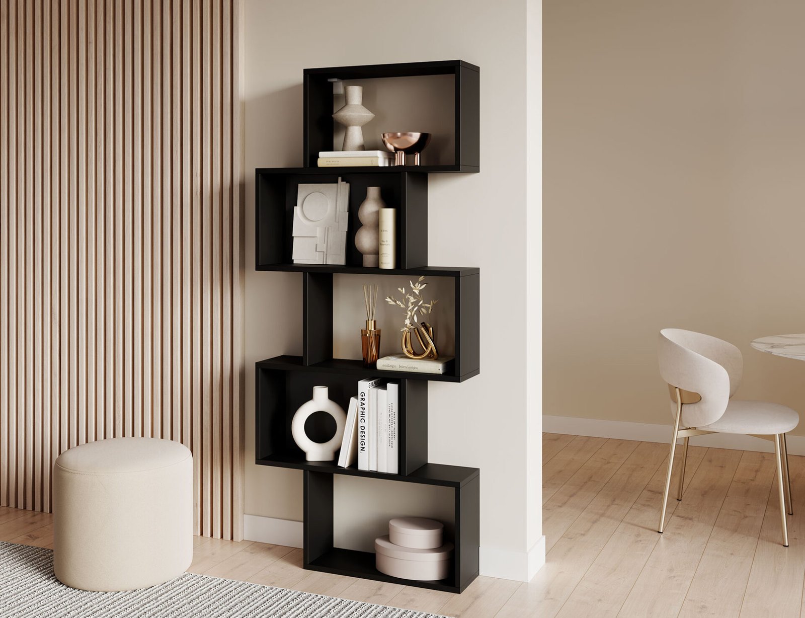 Sottis black bookshelf - Image 4