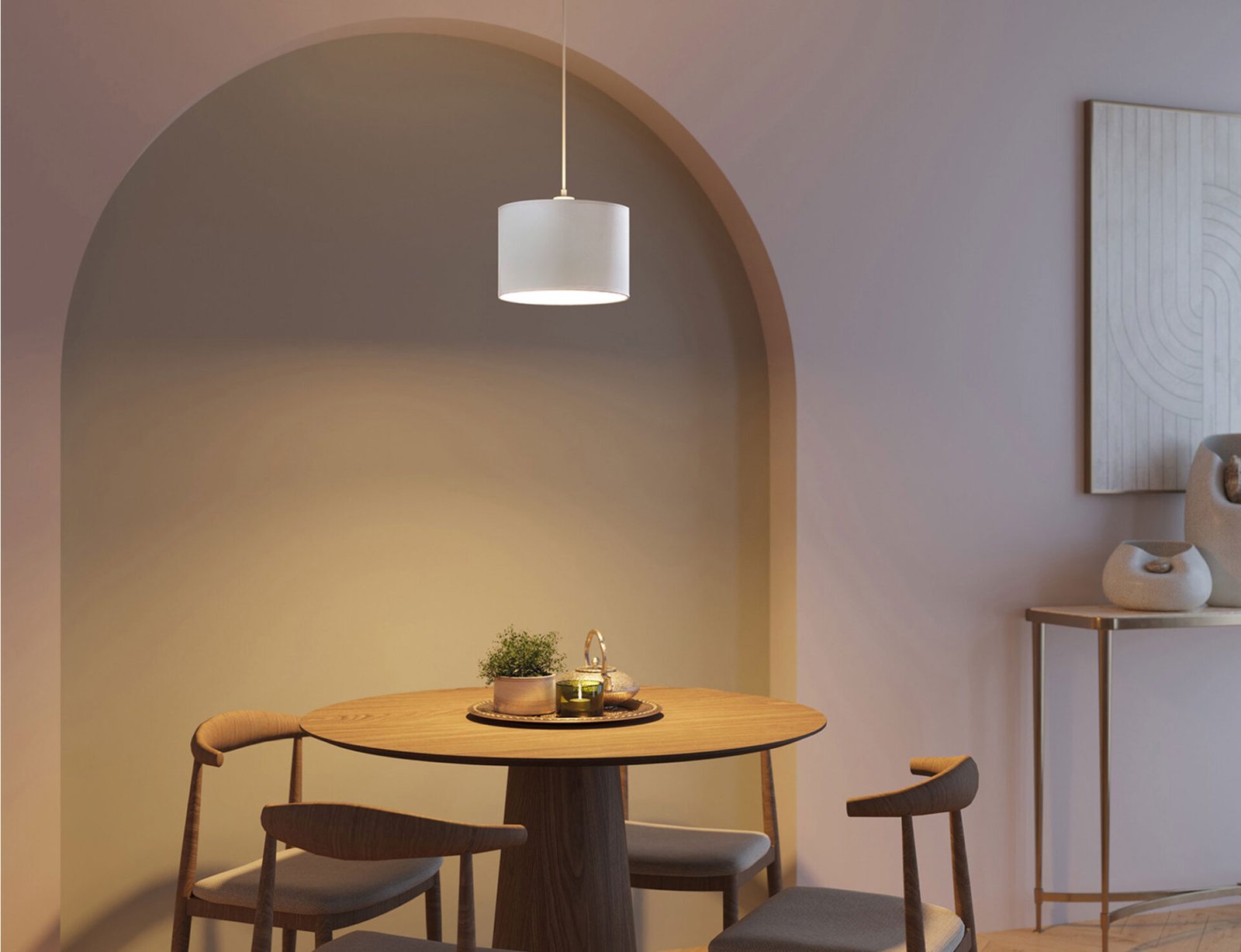 Vespillo, 25x25x110cm hanging 1 white - Image 2