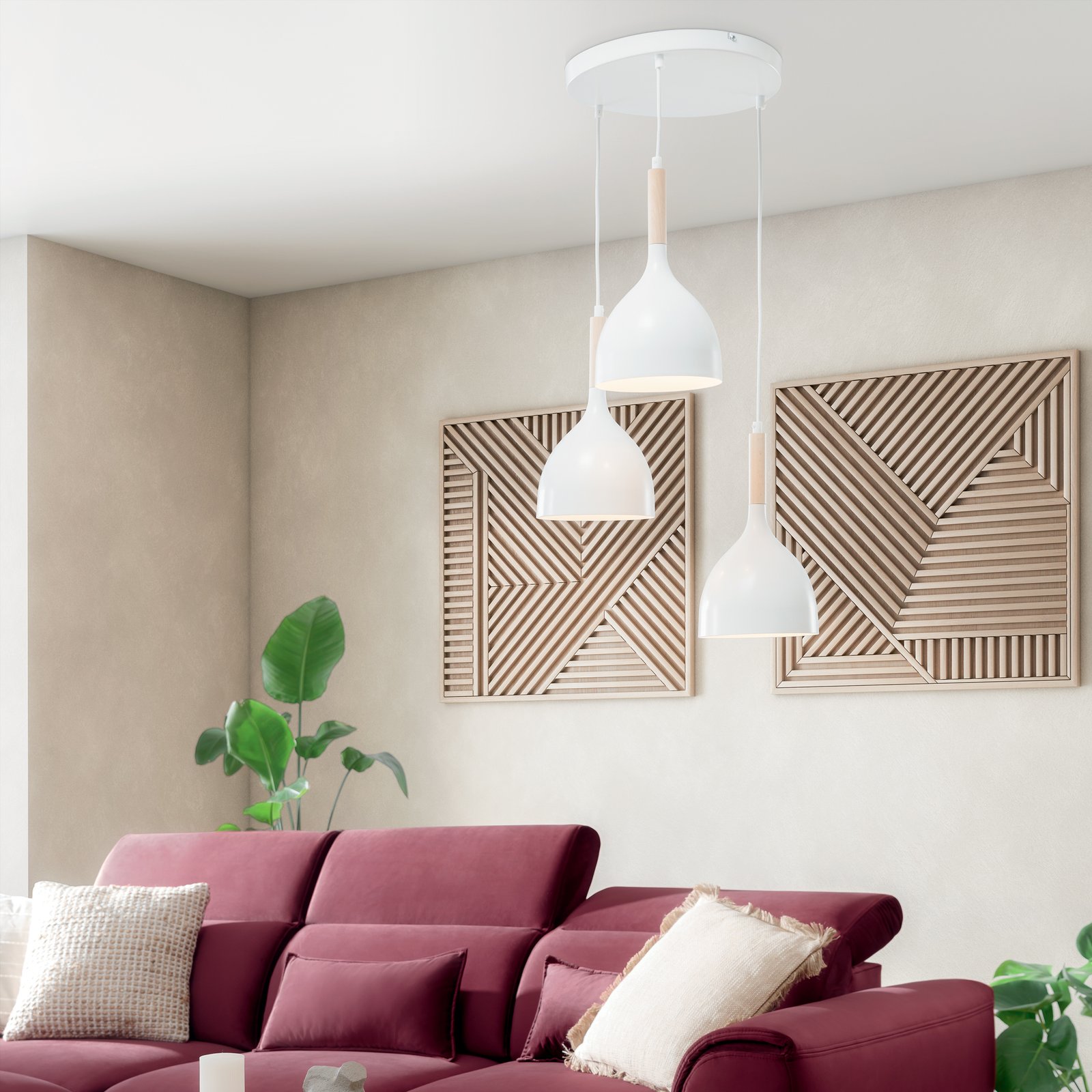 Woldes, 42x42x110cm Hanging 3 white - Image 2