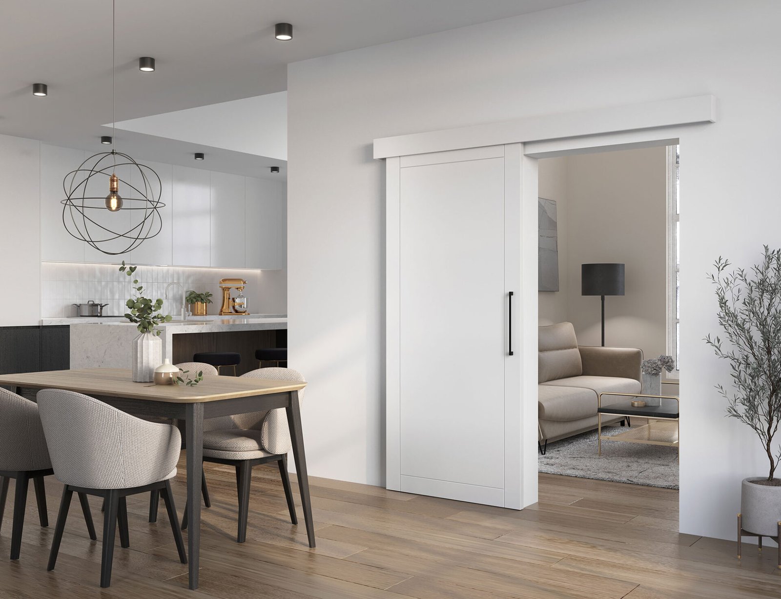 Charlise sliding door white - Image 8