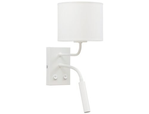 Vespillo, 18x26x38cm Wall lights, 2 white