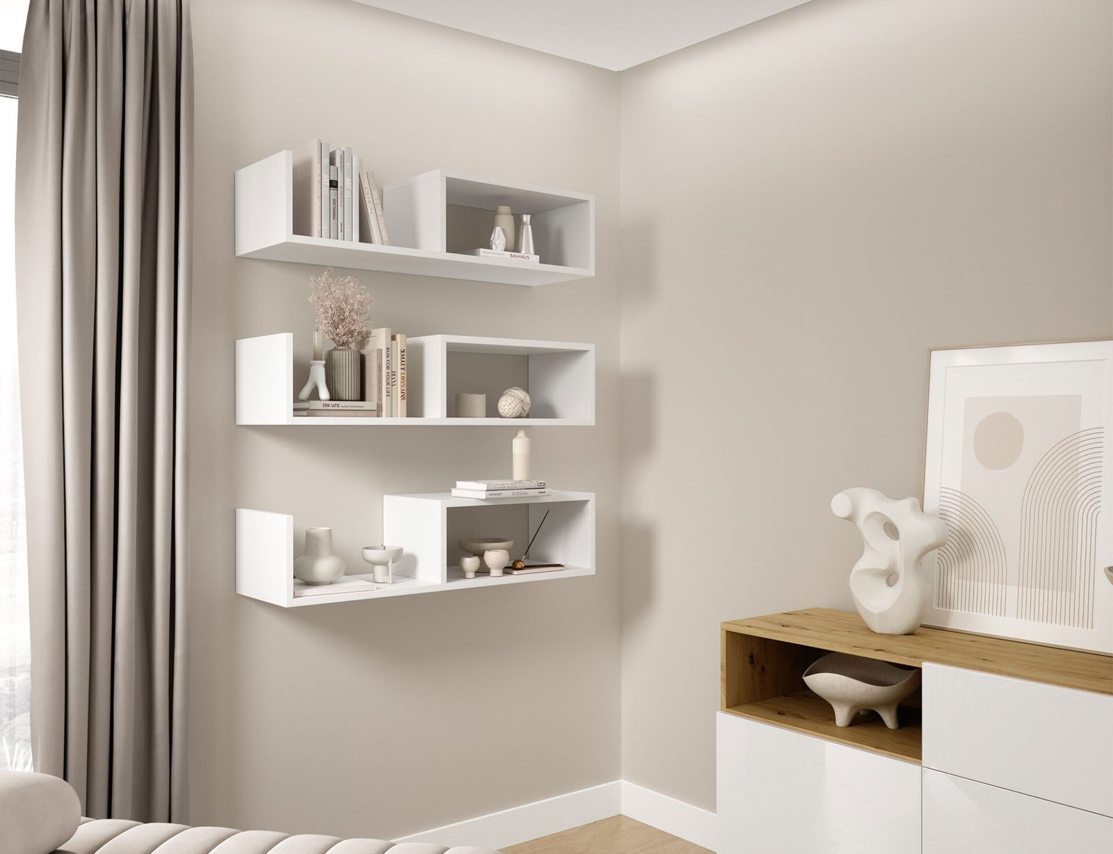 Vellia 80 shelf white - Image 8