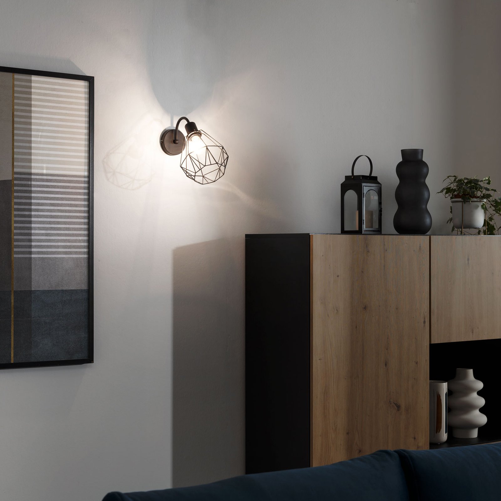 Bendinni, 19x30x26cm Wall lamp 1 black - Image 4