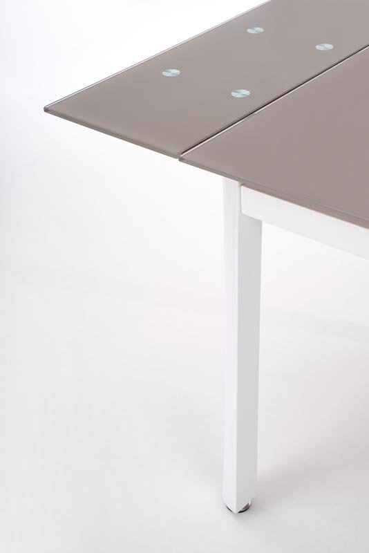 ALSTON extendable table color: beige/white - Image 3