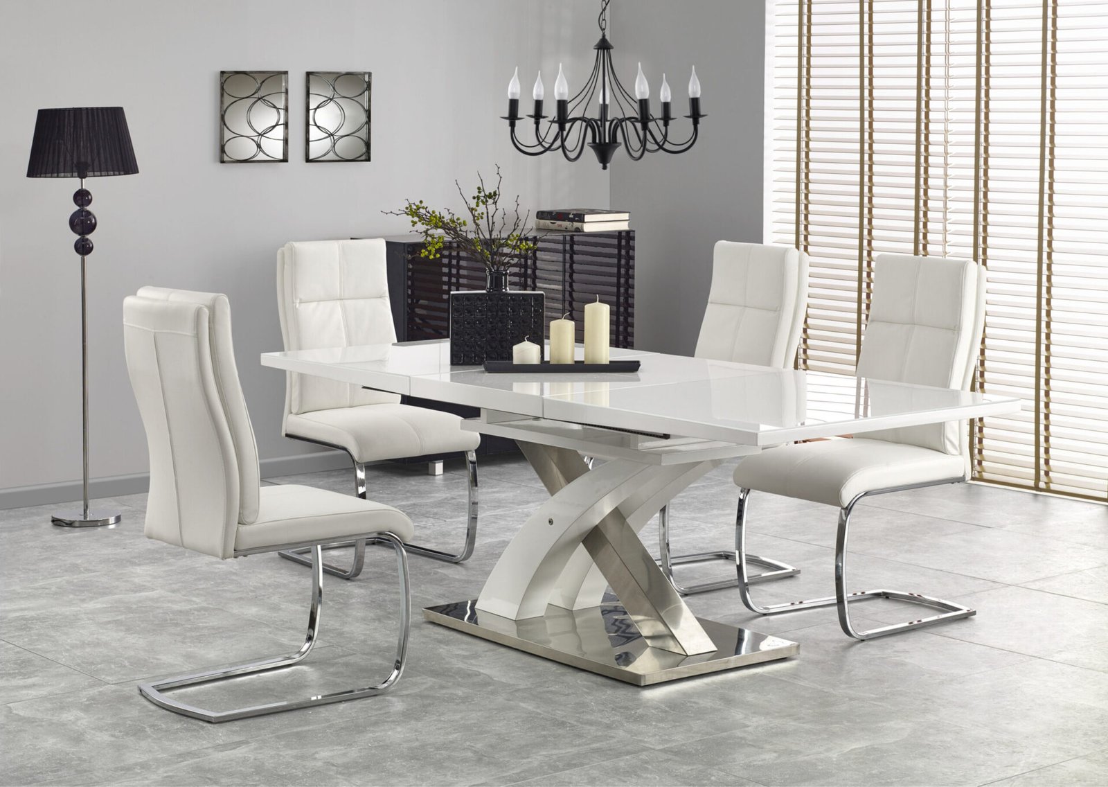 SANDOR 2 table, color: off-white