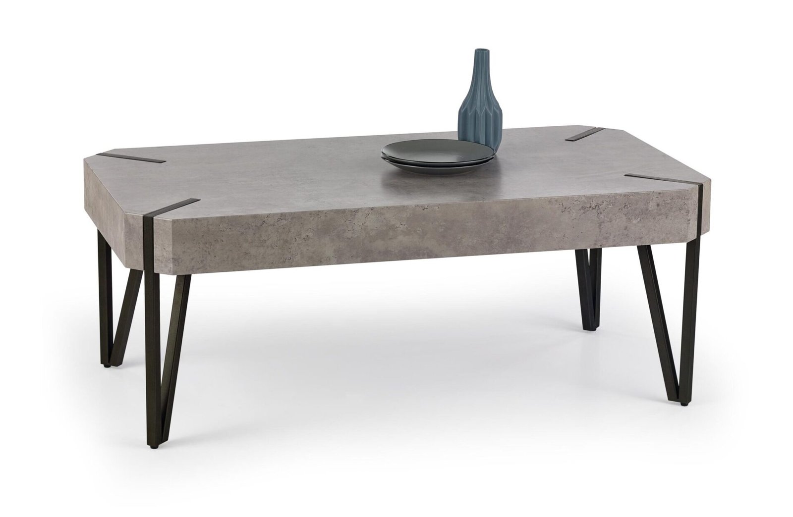 EMILY table, color: concrete / black