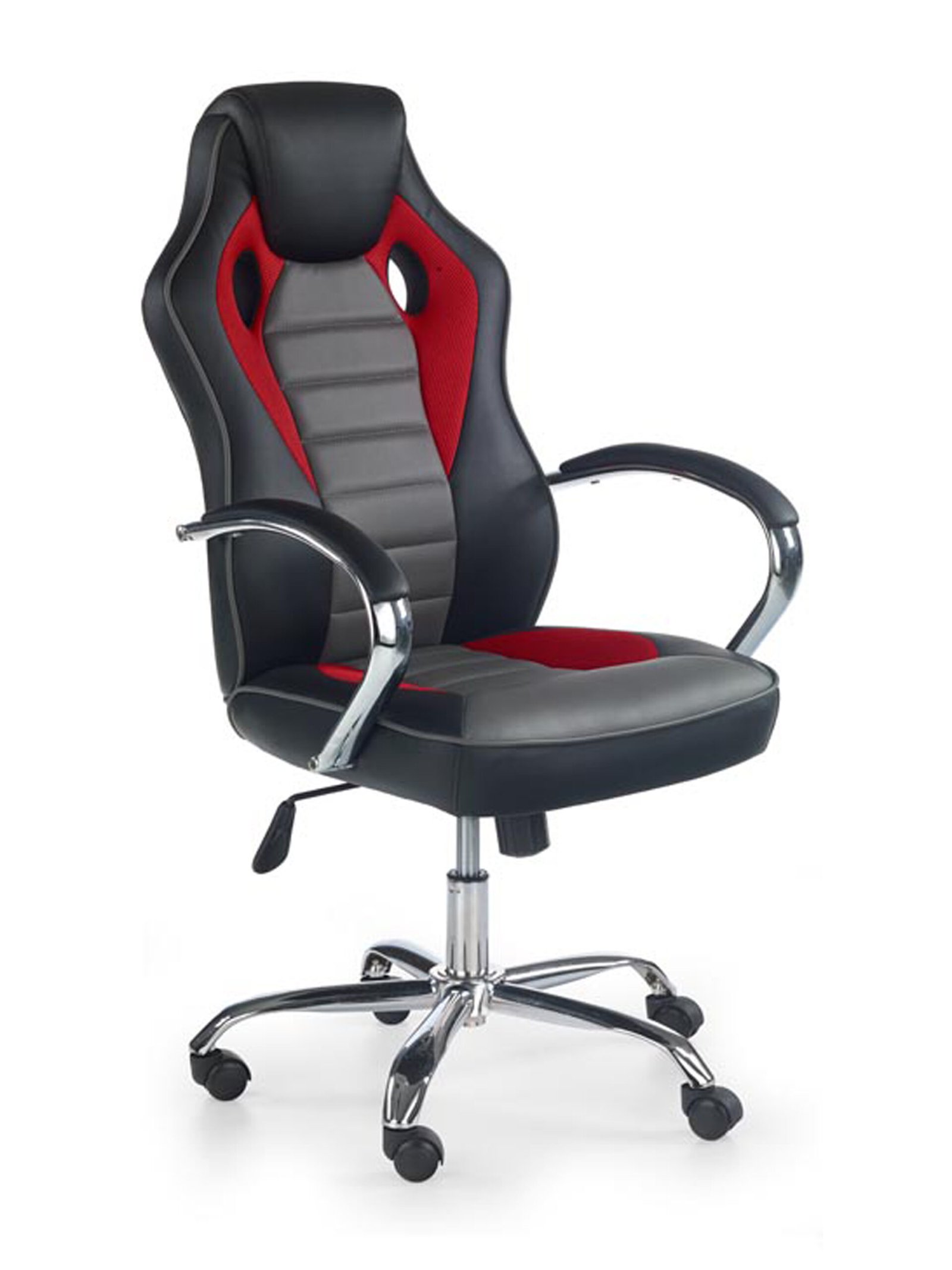 SCROLL executive chair, color: black / red / gray
