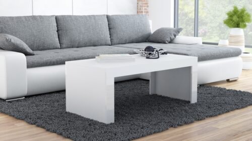 coffee table TESS white/white