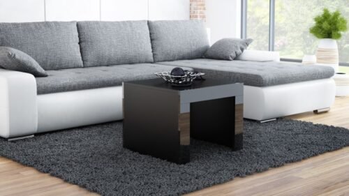 coffee table TESS SQUARE black/black