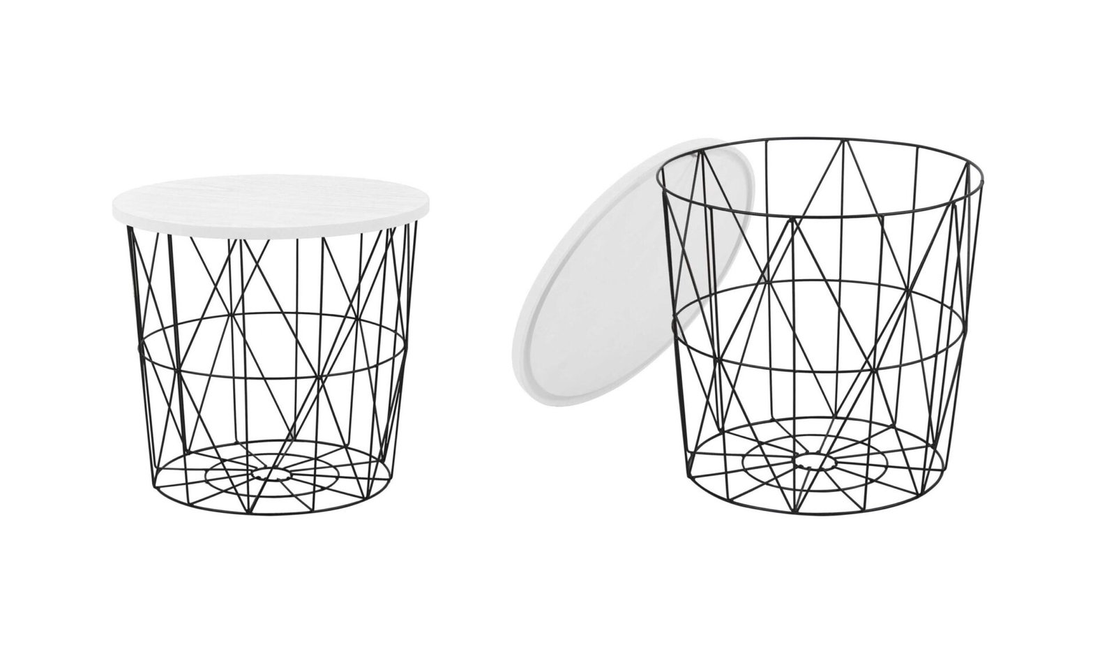 MARIFFA table, color: white / black