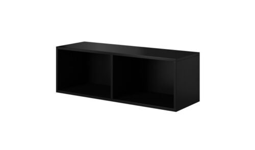 ROCO RO2 TV STAND OPEN, black