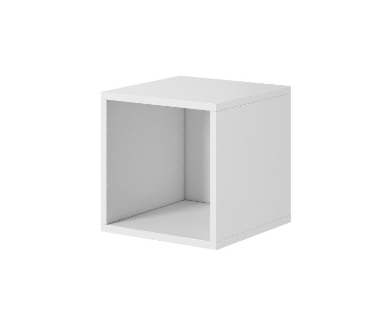 ROCO RO3 OPEN SQUARE CABINET, white