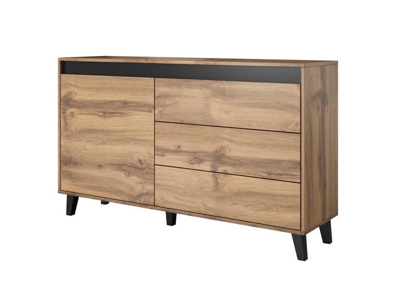 NORD chest of drawers anthracite/black - Image 2