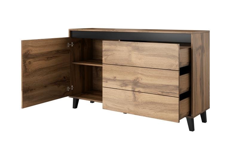 NORD chest of drawers anthracite/black - Image 3