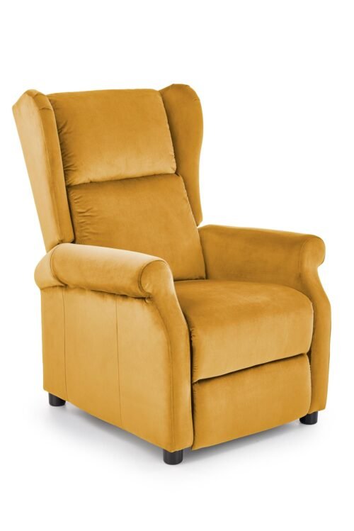 AGUSTIN 2 reclining chair, color: mustard