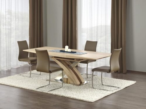 SANDOR extendable table color: sonoma oak