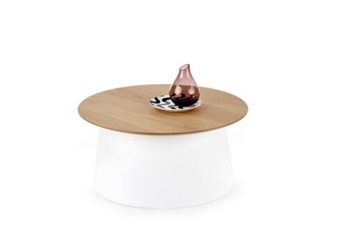 AZZURA, coffee table, natural/white