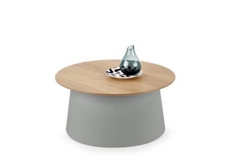 AZZURA, coffee table, natural/grey