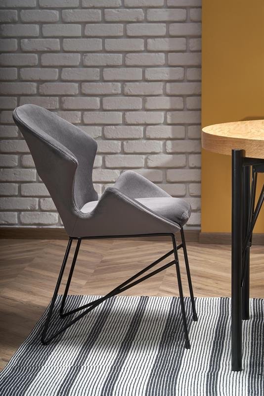 INFERNO extendable table, color: natural oak / black - Image 5