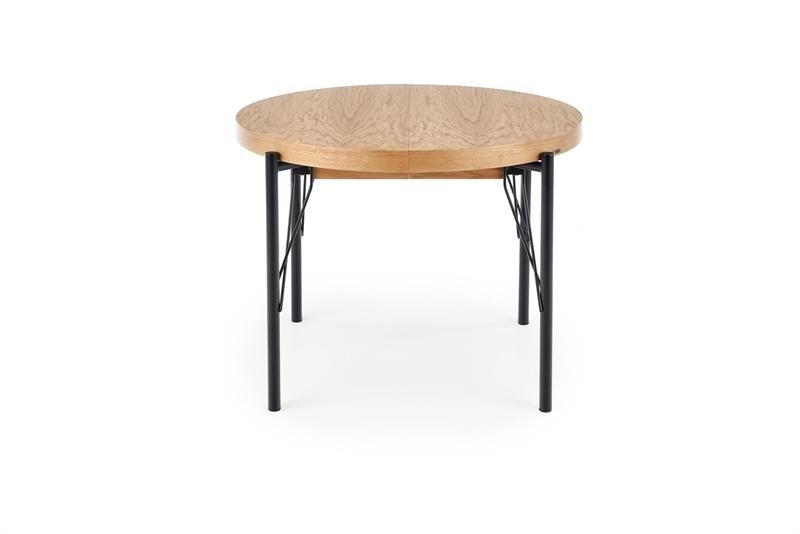 INFERNO extendable table, color: natural oak / black - Image 16