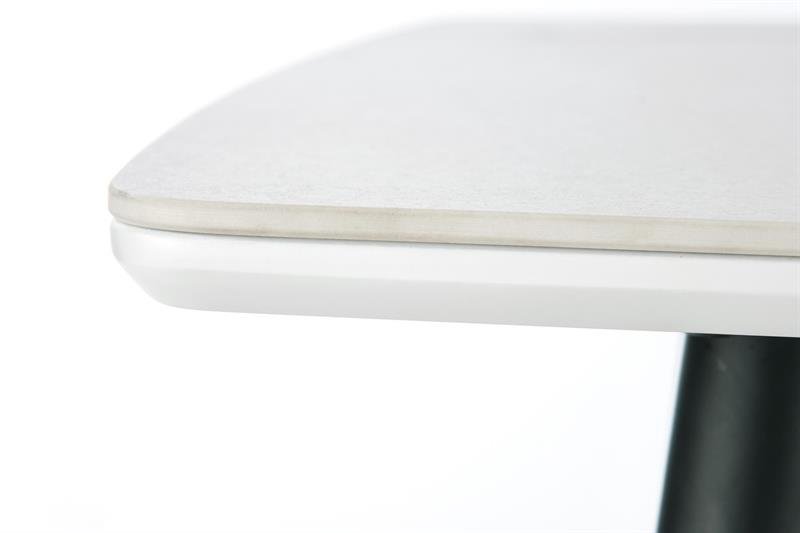 MARCO table, color: table top - white marble, legs - black - Image 6