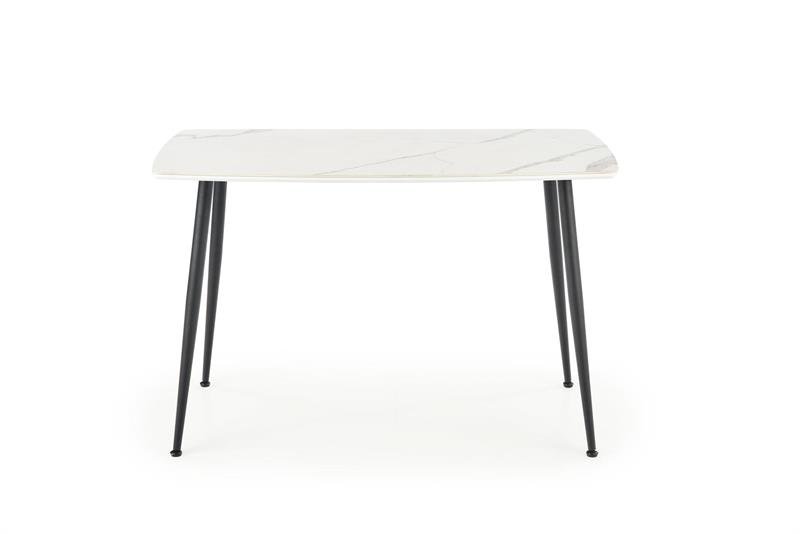 MARCO table, color: table top - white marble, legs - black - Image 11