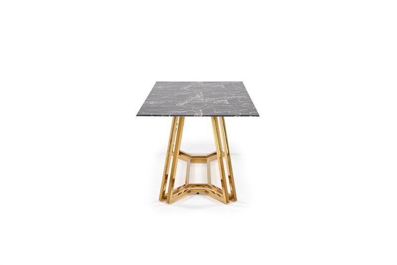 KONAMI table, color: table top - black marble, legs - gold - Image 8