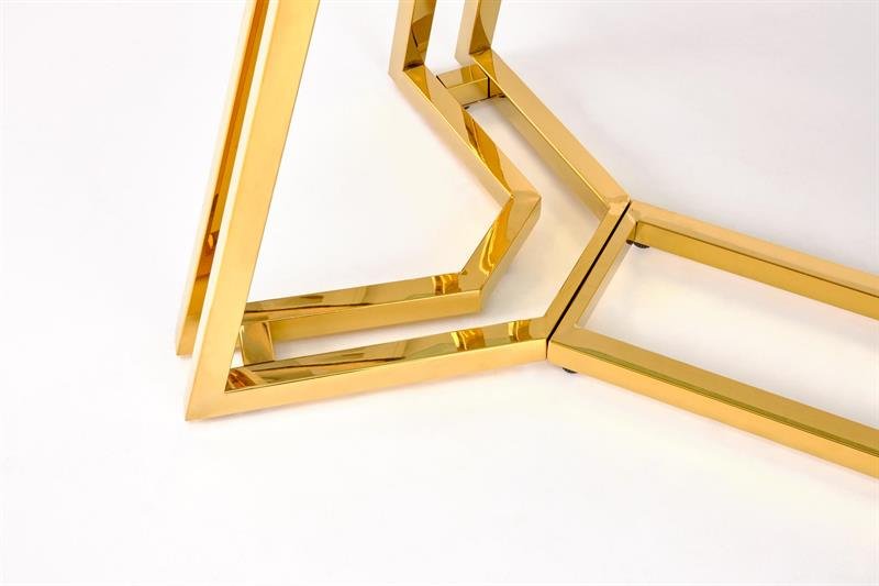 KONAMI table, color: table top - black marble, legs - gold - Image 10