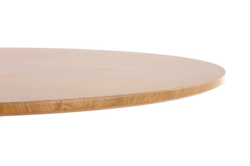 STING table, color: table top - golden oak, legs - white - Image 4