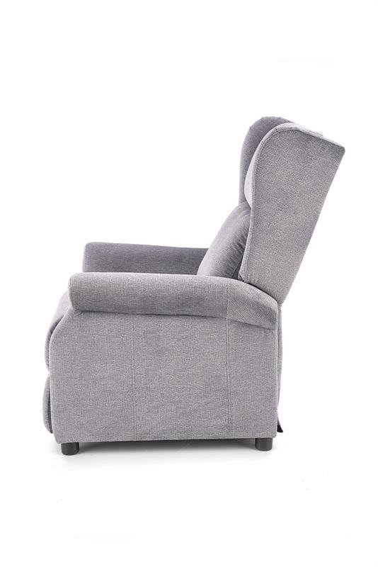 AGUSTIN M reclining chair with massage function, color: gray - Image 5