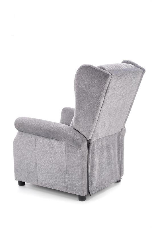 AGUSTIN M reclining chair with massage function, color: gray - Image 7