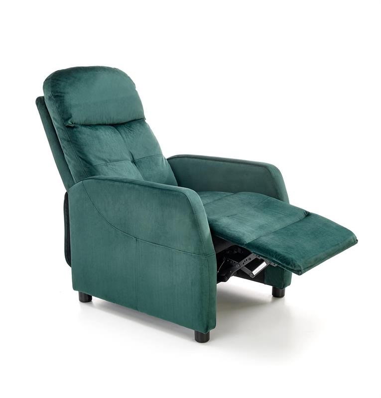 FELIPE 2 recliner chair color: dark green - Image 2
