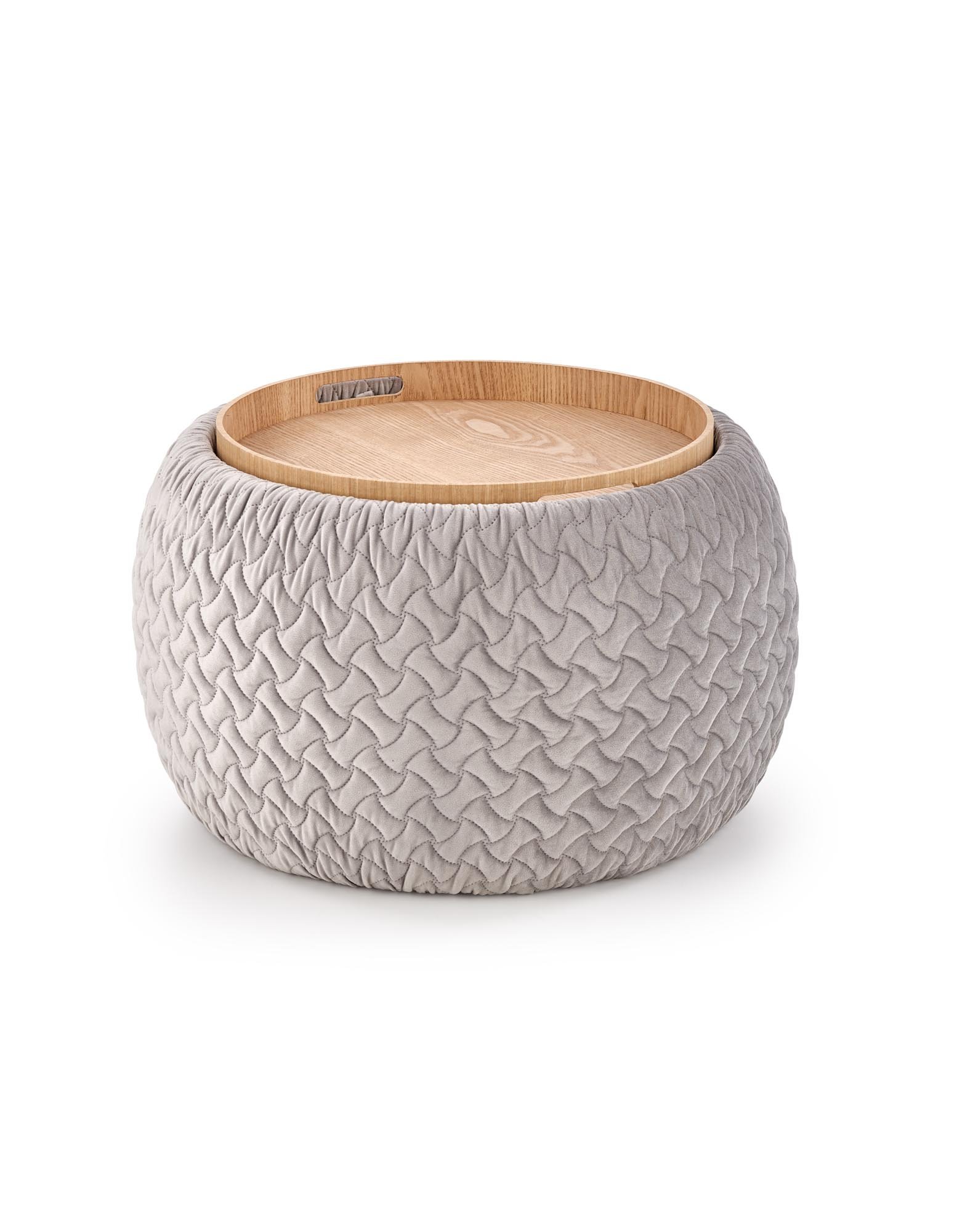 BONO pouf color: light gray