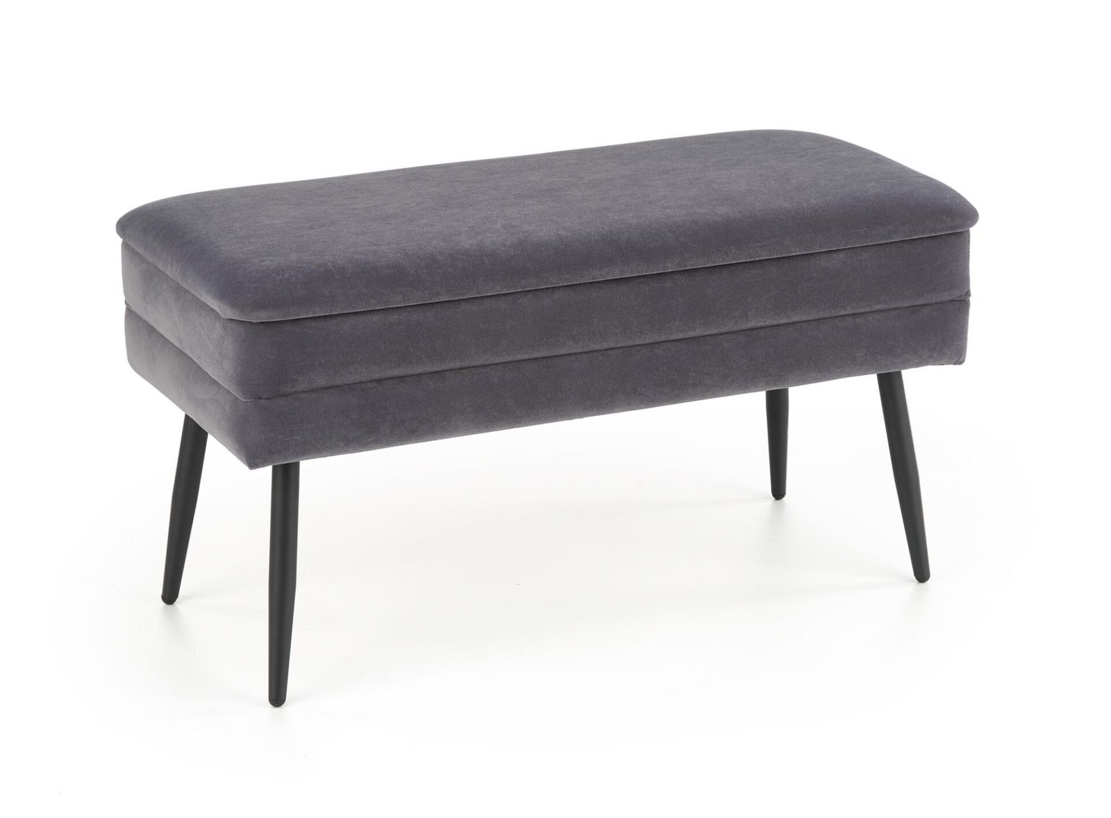 VELVA bench color: gray/black