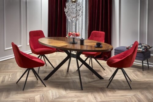 LOCARNO table, color: walnut / black