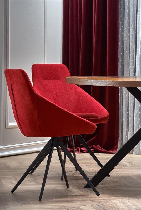 LOCARNO table, color: walnut / black - Image 4