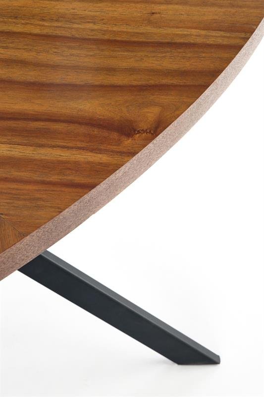 LOCARNO table, color: walnut / black - Image 6