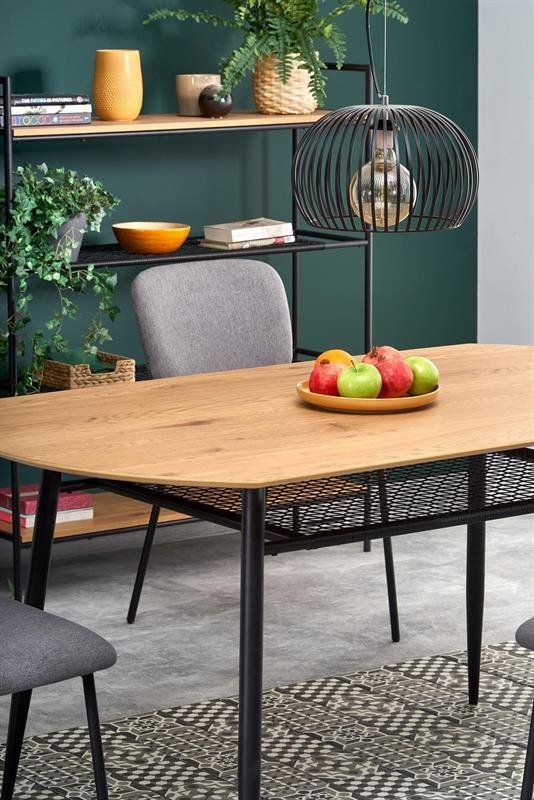 JACKSON table, color: table top - golden oak, legs - black - Image 13