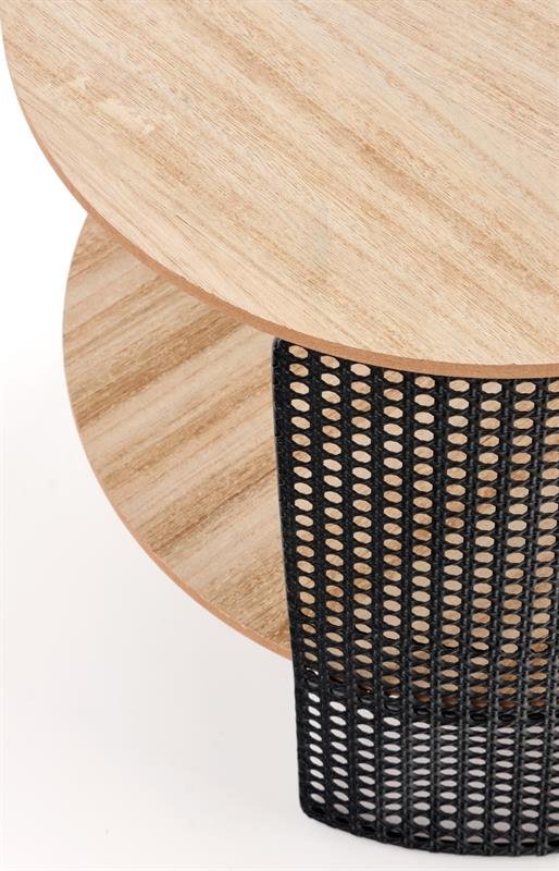 TRAFICA, round table, natural - black - Image 6