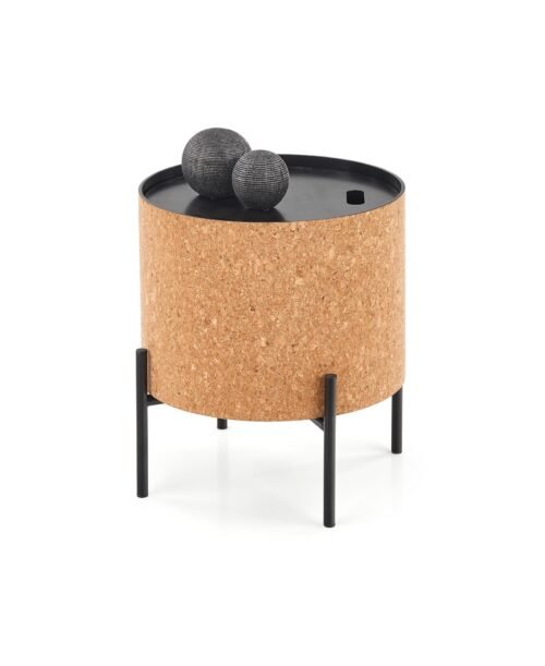 SASHA, coffee table, natural – black