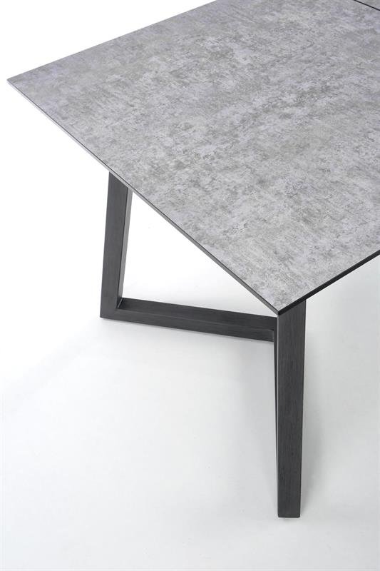 TIZIANO extendable table, color: table top - light gray / dark gray, legs - dark gray - Image 14