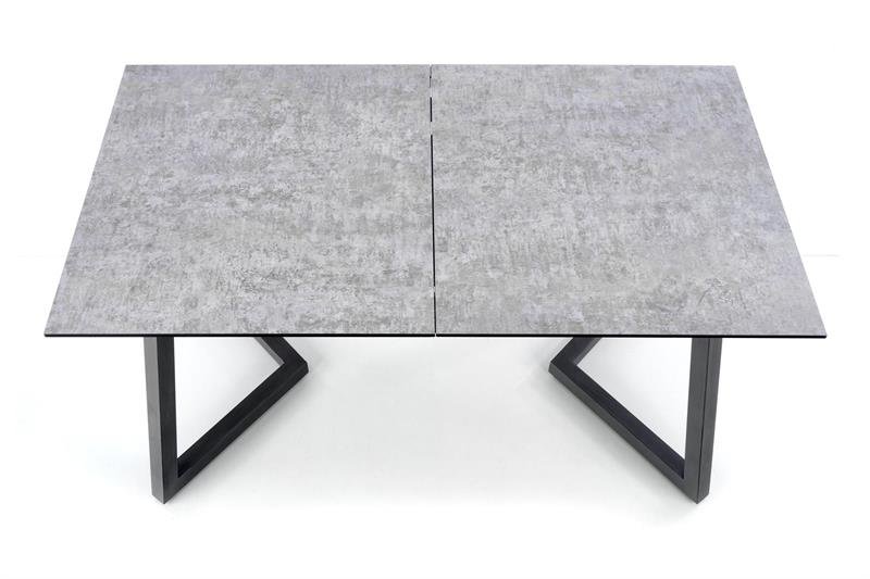 TIZIANO extendable table, color: table top - light gray / dark gray, legs - dark gray - Image 16
