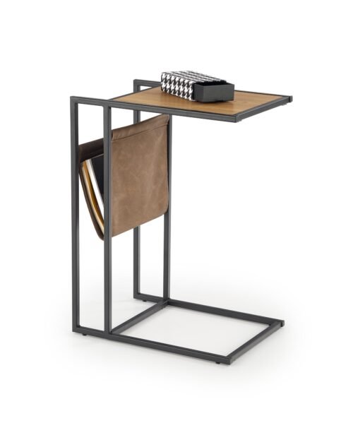 COMPACT table, golden oak / black