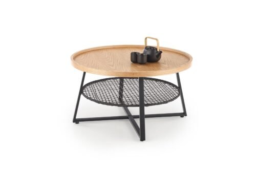 FLORENCE table, natural oak / black