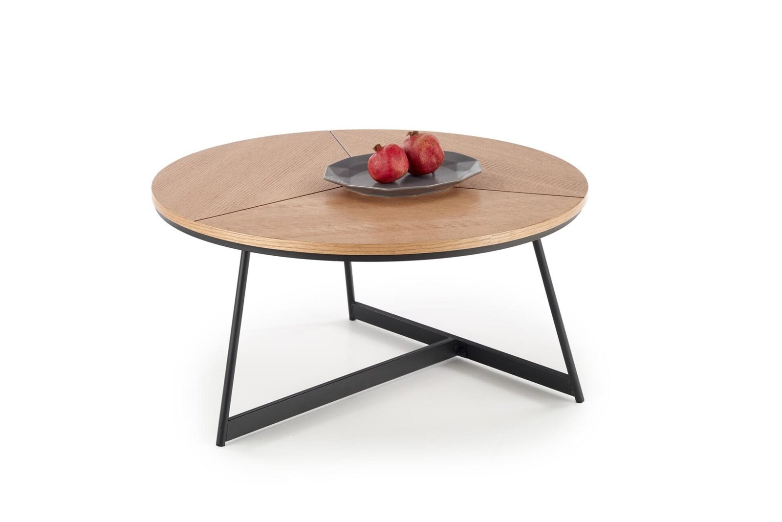 KARIDA coffee table natural oak / black