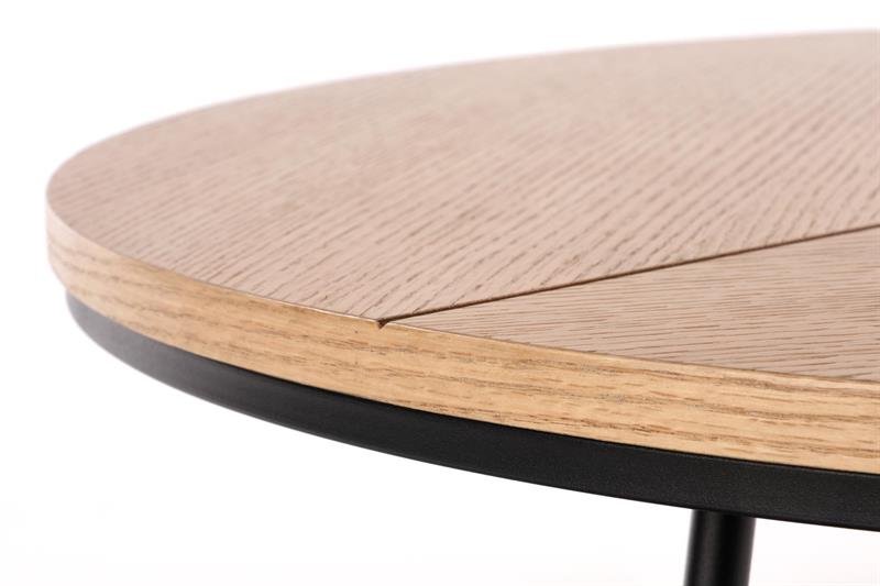 KARIDA coffee table natural oak / black - Image 11