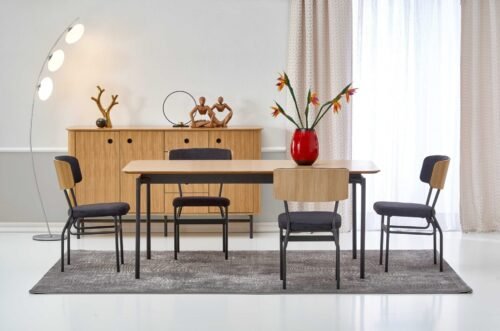 SMART-ST table color: natural oak / black