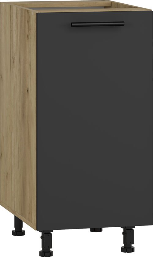 VENTO D-40/82 base cabinet, color: oak / anthracite