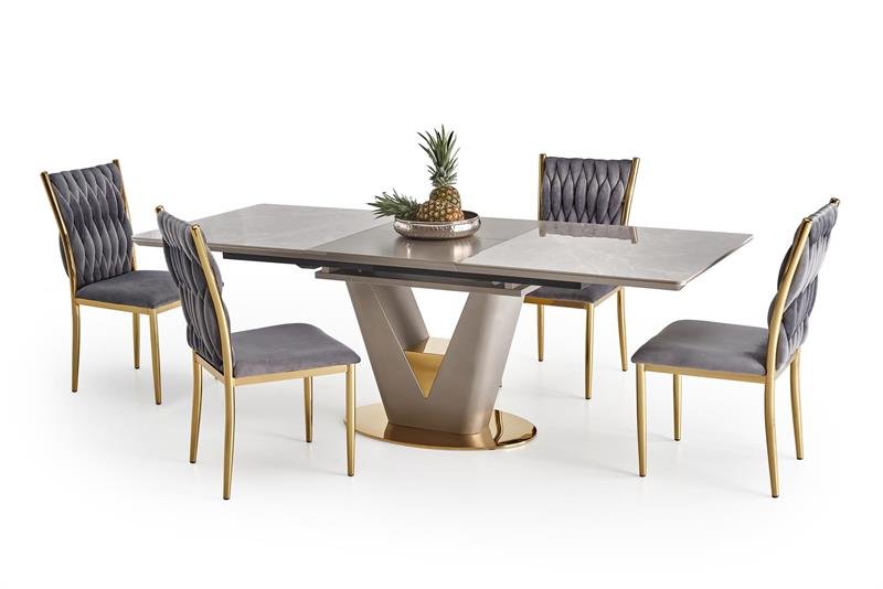 VALENTINO table light gray/gold - Image 5