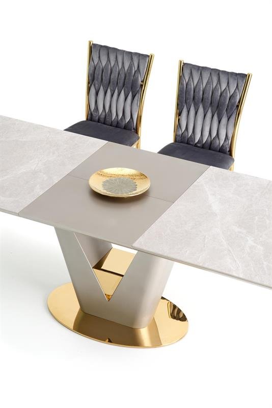 VALENTINO table light gray/gold - Image 7